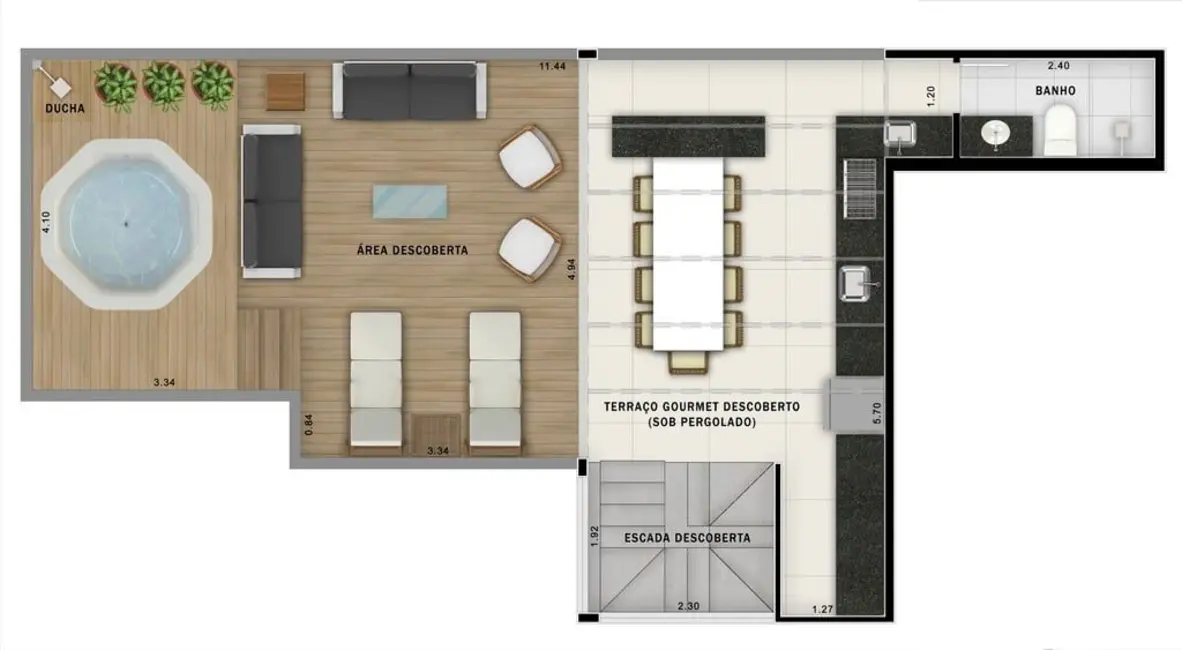 Foto 8 de Cobertura com 2 quartos à venda, 93m2 em Jardim, Santo Andre - SP