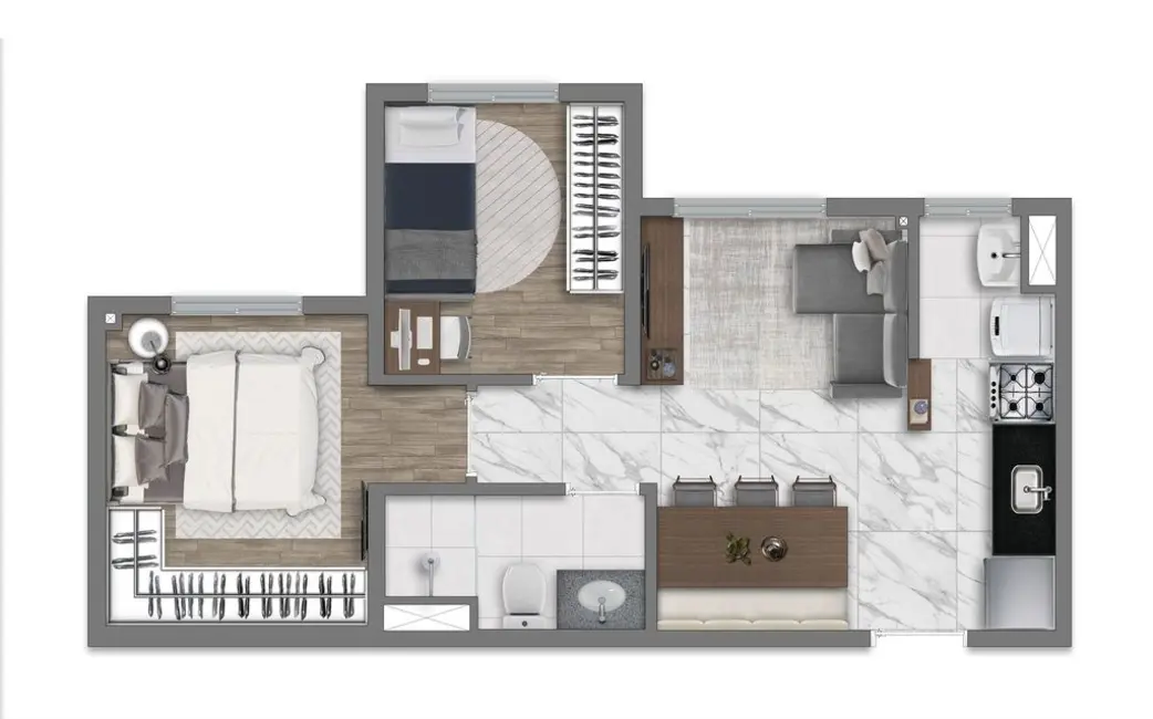 Foto 1 de Apartamento com 2 quartos à venda, 48m2 em Vila Prudente, São Paulo - SP