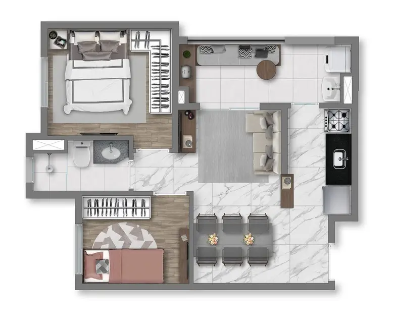 Foto 5 de Apartamento com 2 quartos à venda, 48m2 em Vila Prudente, São Paulo - SP