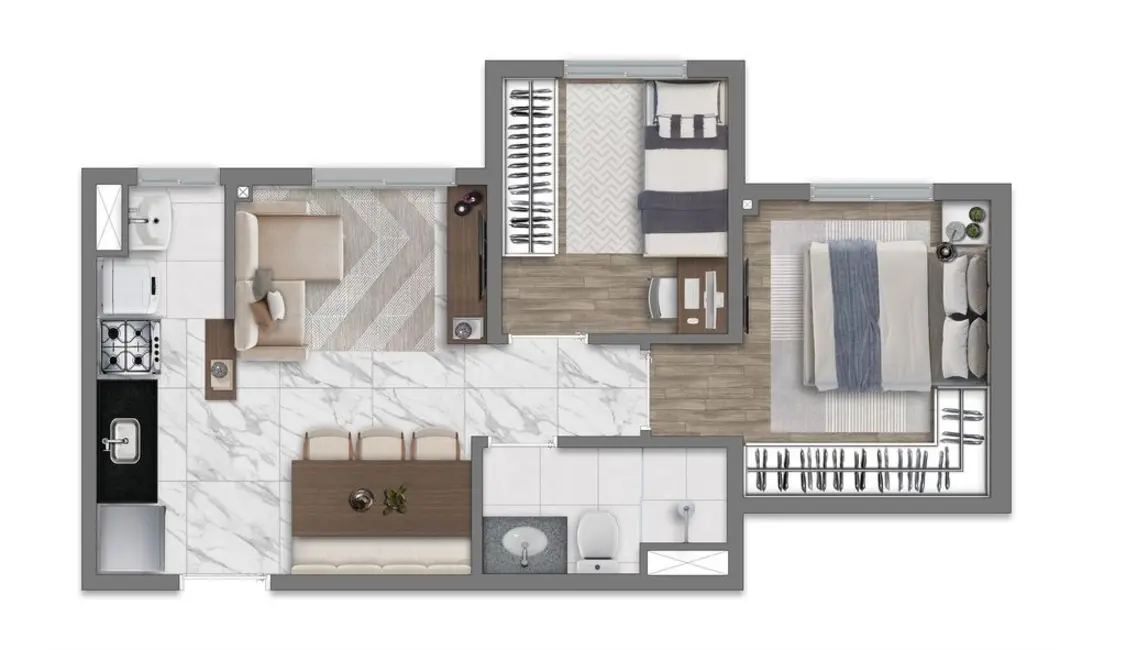 Foto 8 de Apartamento com 2 quartos à venda, 48m2 em Vila Prudente, São Paulo - SP