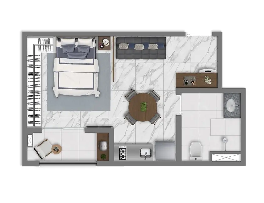 Foto 2 de Apartamento com 2 quartos à venda, 48m2 em Vila Prudente, São Paulo - SP