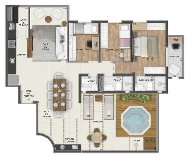 Apartamento com 3 quartos à venda, 83m2 em Vila Floresta, Santo Andre - SP - imagem 6 Foto 6 de Apartamento com 3 quartos à venda, 83m2 em Vila Floresta, Santo Andre - SP