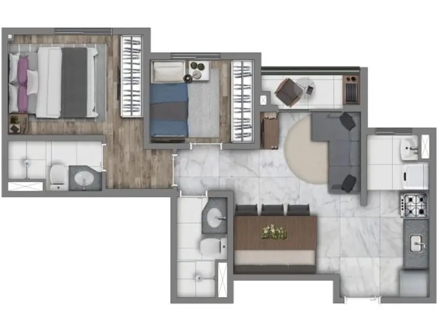 Foto 7 de Apartamento com 3 quartos à venda, 55m2 em Vila Nova Cachoeirinha, São Paulo - SP