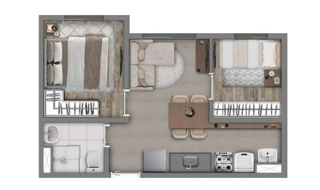 Foto 1 de Apartamento com 2 quartos à venda, 51m2 em Pirituba, São Paulo - SP