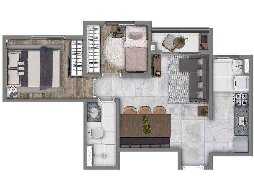 Foto 4 de Apartamento com 3 quartos à venda, 55m2 em Casa Verde, São Paulo - SP