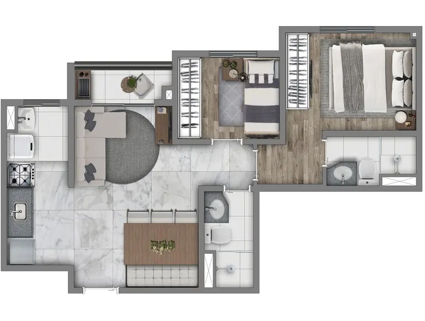 Foto 2 de Apartamento com 3 quartos à venda, 55m2 em Casa Verde, São Paulo - SP