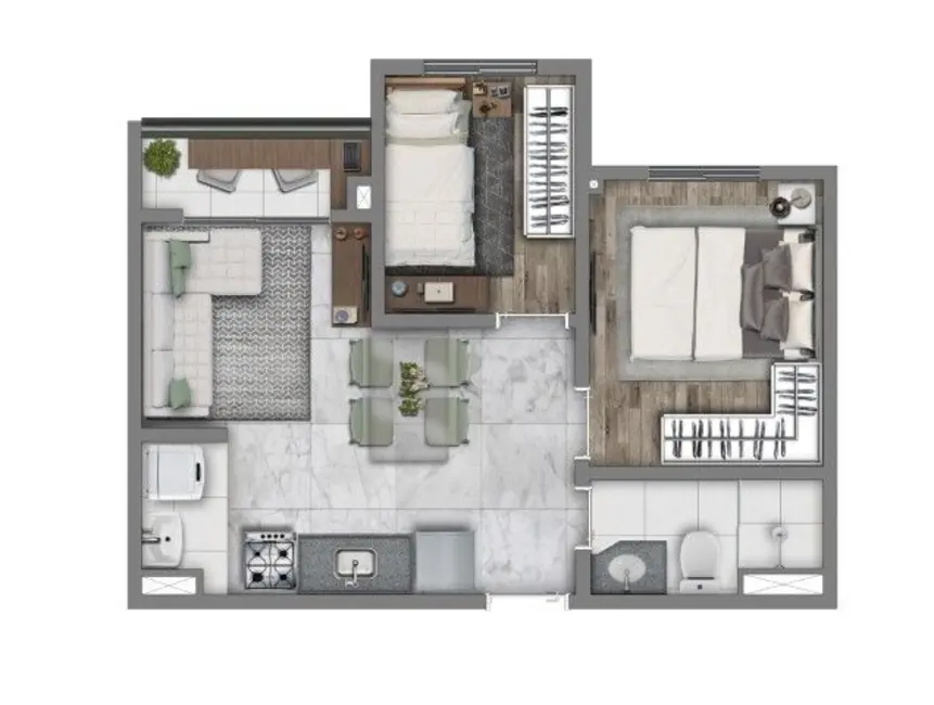 Foto 6 de Apartamento com 3 quartos à venda, 55m2 em Casa Verde, São Paulo - SP