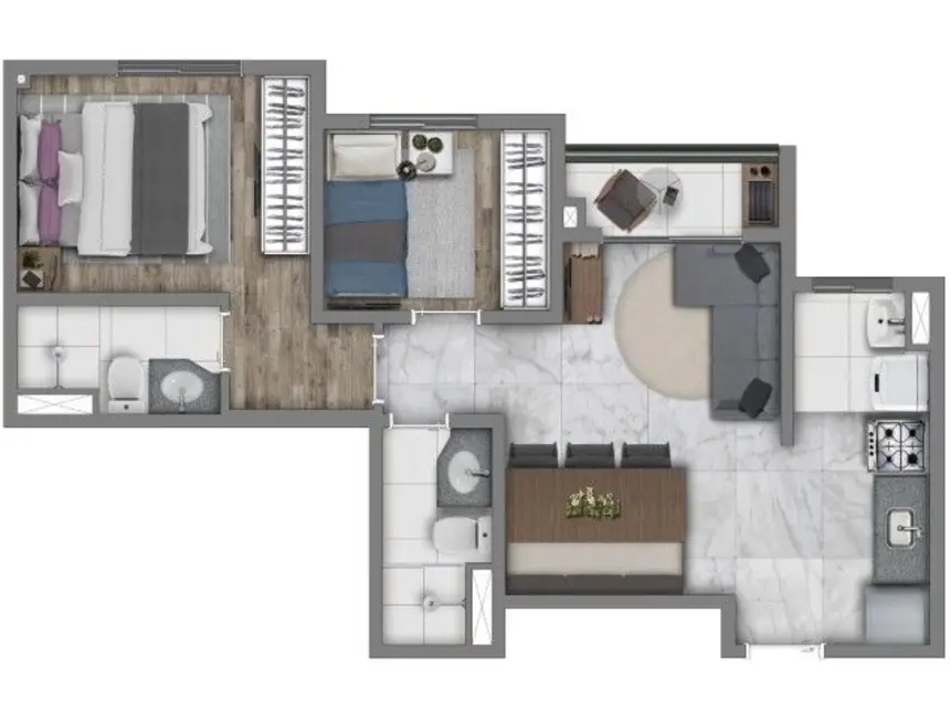 Foto 8 de Apartamento com 3 quartos à venda, 55m2 em Casa Verde, São Paulo - SP