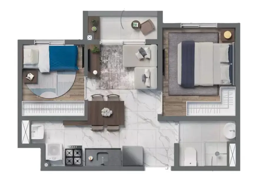 Foto 3 de Apartamento com 1 quarto à venda, 24m2 em Vila Palmeiras, São Paulo - SP