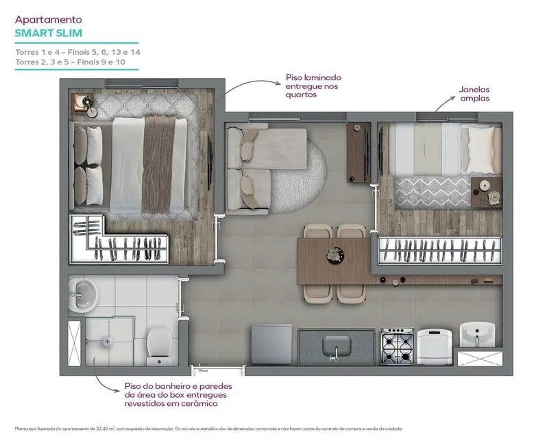 Apartamento com 2 quartos à venda, 46m2 em Jardim Pirituba, São Paulo - SP - imagem 1 Foto 1 de Apartamento com 2 quartos à venda, 46m2 em Jardim Pirituba, São Paulo - SP