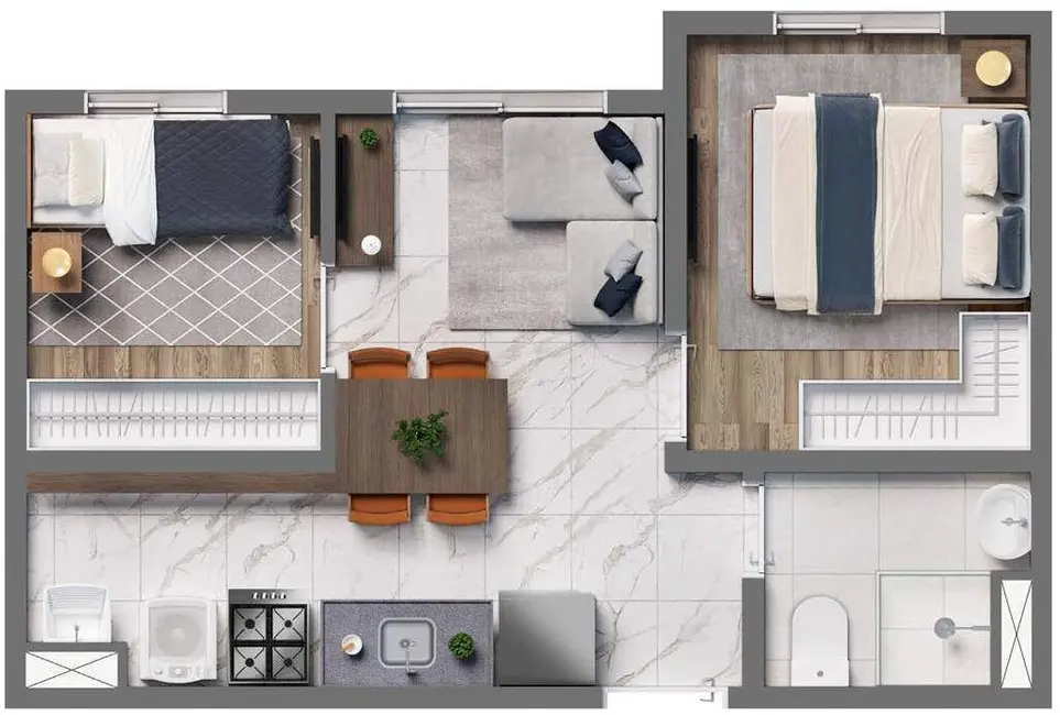 Foto 1 de Apartamento com 1 quarto à venda, 24m2 em Jardim Piratininga, São Paulo - SP