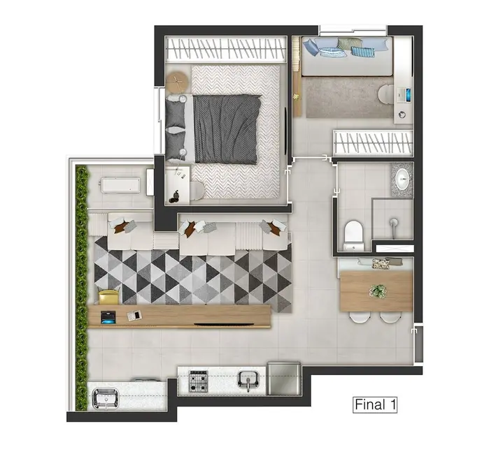 Foto 6 de Apartamento com 2 quartos à venda, 50m2 em Vila Mariana, São Paulo - SP