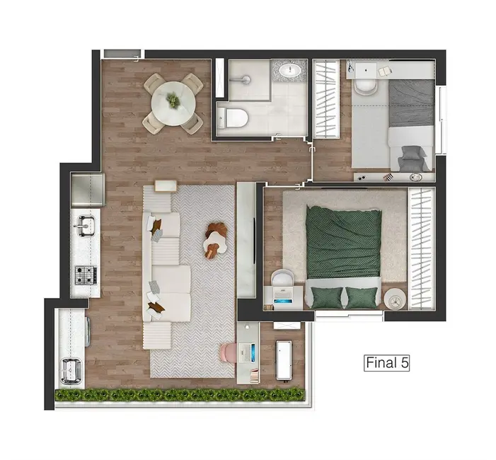 Foto 7 de Apartamento com 2 quartos à venda, 50m2 em Vila Mariana, São Paulo - SP