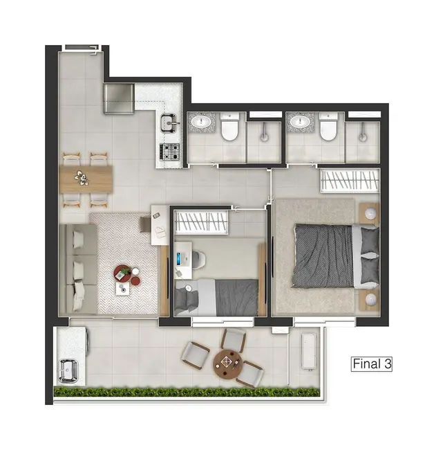 Foto 4 de Apartamento com 2 quartos à venda, 50m2 em Vila Mariana, São Paulo - SP