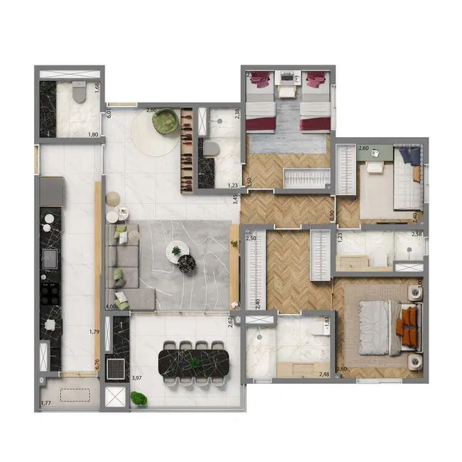 Foto 7 de Apartamento com 2 quartos à venda, 53m2 em Jardim, Santo Andre - SP