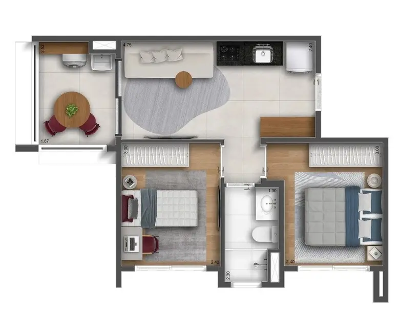 Foto 4 de Kitnet com 1 quarto à venda, 25m2 em Vila Mariana, São Paulo - SP