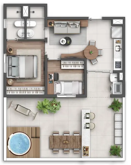 Apartamento com 2 quartos à venda, 38m2 em São Paulo - SP - imagem 1 Foto 1 de Apartamento com 2 quartos à venda, 38m2 em São Paulo - SP