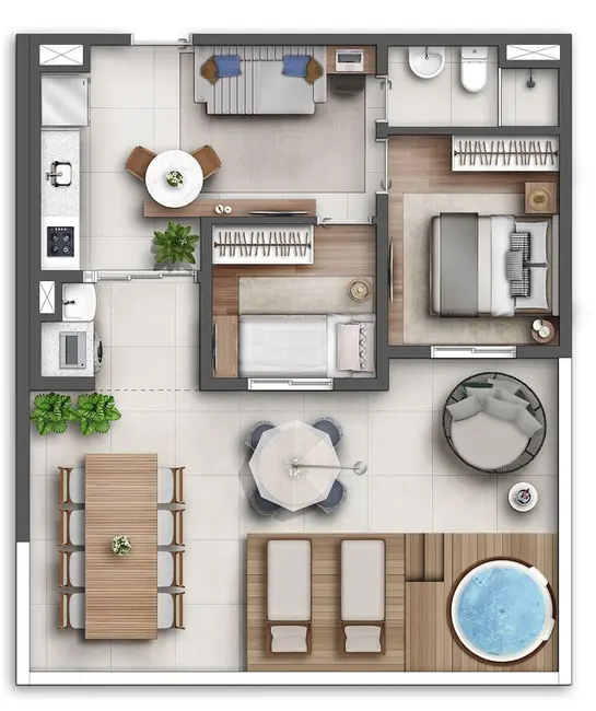 Apartamento com 2 quartos à venda, 38m2 em São Paulo - SP - imagem 4 Foto 4 de Apartamento com 2 quartos à venda, 38m2 em São Paulo - SP