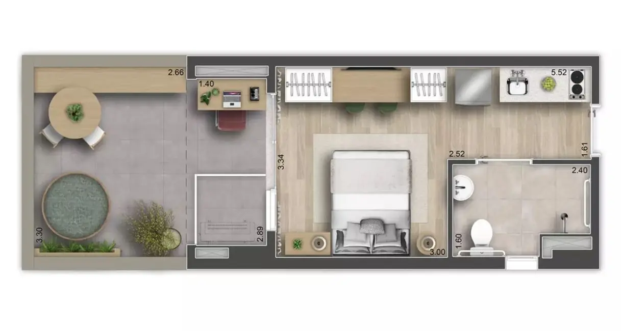 Foto 2 de Kitnet com 1 quarto à venda, 26m2 em Butantã, São Paulo - SP