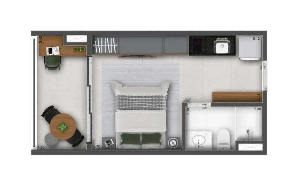 Kitnet com 1 quarto à venda, 25m2 em Vila Mariana, São Paulo - SP - imagem 1 Foto 1 de Kitnet com 1 quarto à venda, 25m2 em Vila Mariana, São Paulo - SP