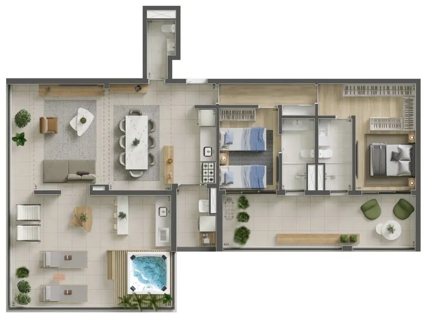 Foto 2 de Apartamento com 2 quartos à venda, 85m2 em Brooklin Novo, São Paulo - SP