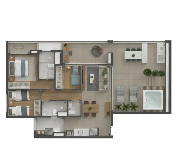 Foto 4 de Apartamento com 2 quartos à venda, 85m2 em Brooklin Novo, São Paulo - SP