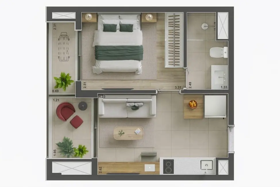Foto 5 de Apartamento com 2 quartos à venda, 85m2 em Brooklin Novo, São Paulo - SP