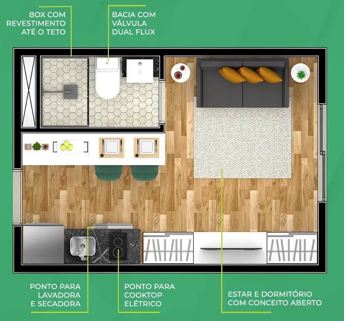 Foto 1 de Cobertura com 1 quarto à venda, 104m2 em Casa Verde, São Paulo - SP