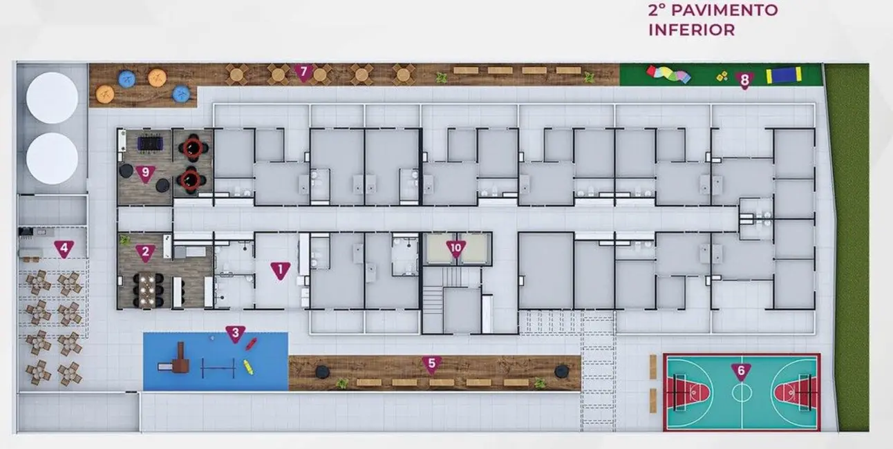 Foto 2 de Cobertura com 1 quarto à venda, 43m2 em Jardim Jaraguá (São Domingos), São Paulo - SP