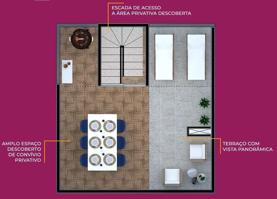 Foto 5 de Cobertura com 1 quarto à venda, 43m2 em Jardim Jaraguá (São Domingos), São Paulo - SP