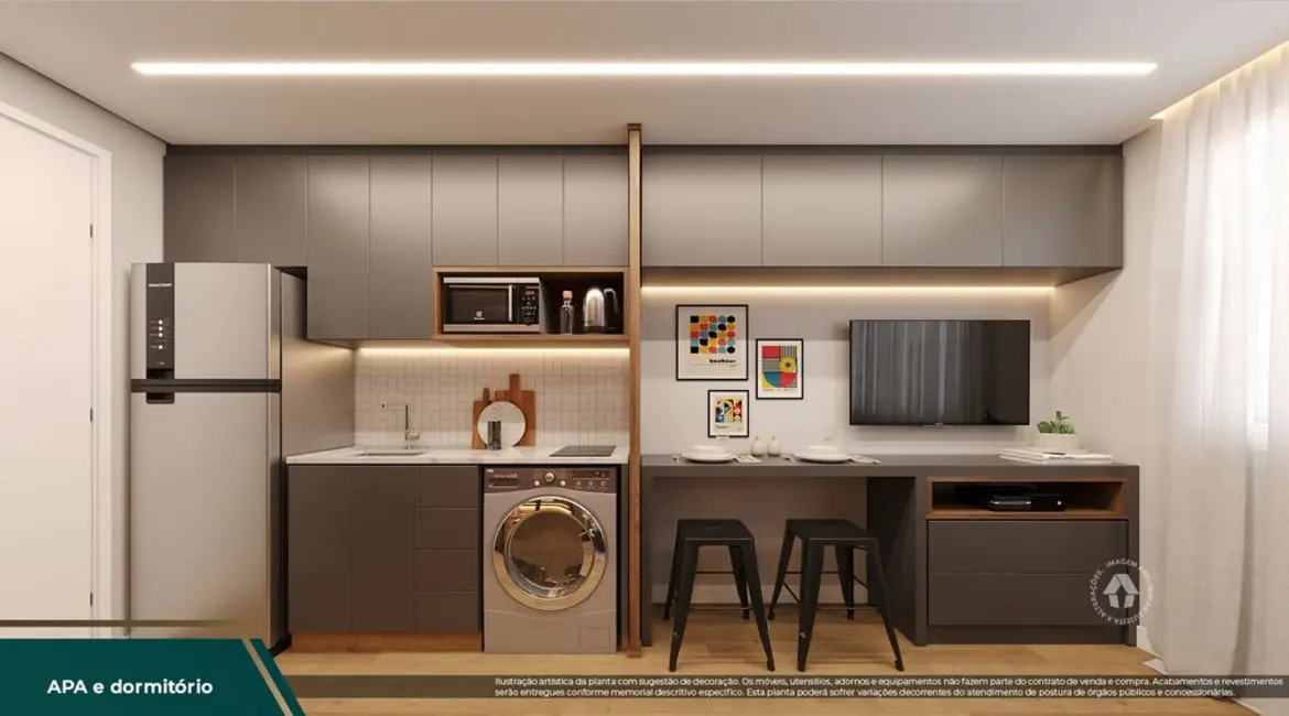 Foto 5 de Cobertura com 1 quarto à venda, 56m2 em Real Parque, São Paulo - SP