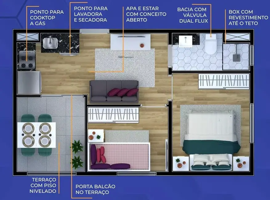 Foto 4 de Apartamento com 1 quarto à venda, 29m2 em Pirituba, São Paulo - SP