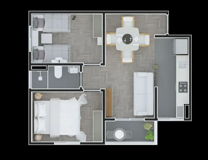 Foto 3 de Cobertura com 1 quarto à venda, 75m2 em São Paulo - SP