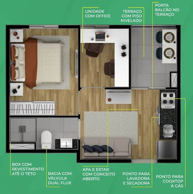 Foto 3 de Apartamento com 1 quarto à venda, 31m2 em Casa Verde, São Paulo - SP