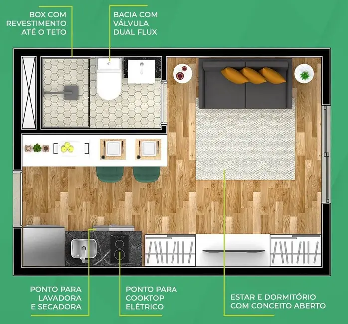 Foto 6 de Apartamento com 1 quarto à venda, 31m2 em Casa Verde, São Paulo - SP