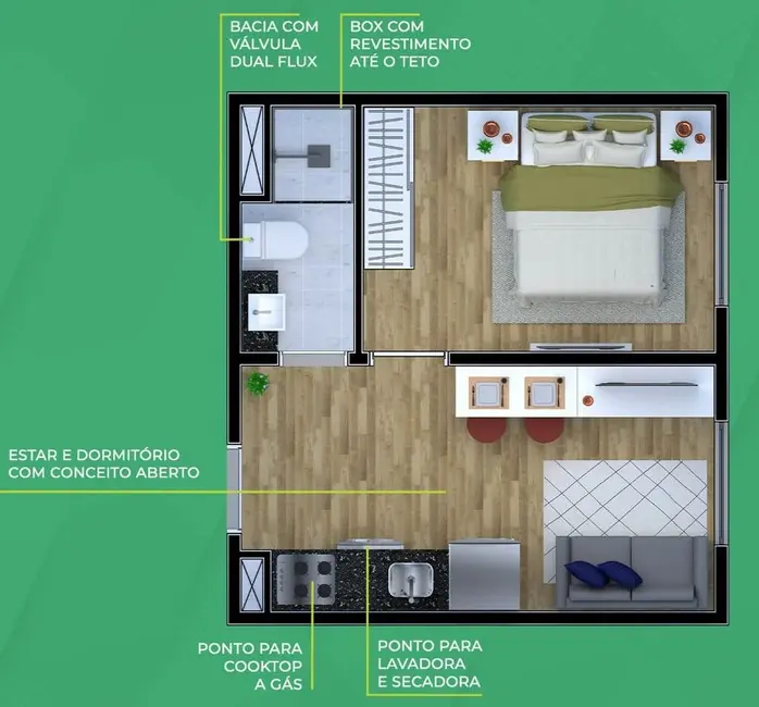 Foto 4 de Apartamento com 1 quarto à venda, 31m2 em Casa Verde, São Paulo - SP