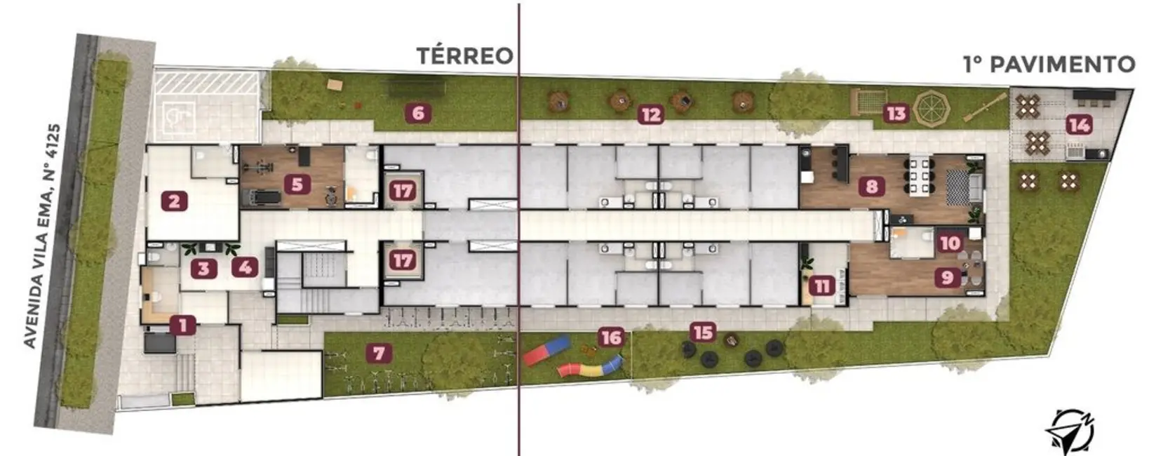 Foto 4 de Cobertura com 1 quarto à venda, 137m2 em Vila Prudente, São Paulo - SP