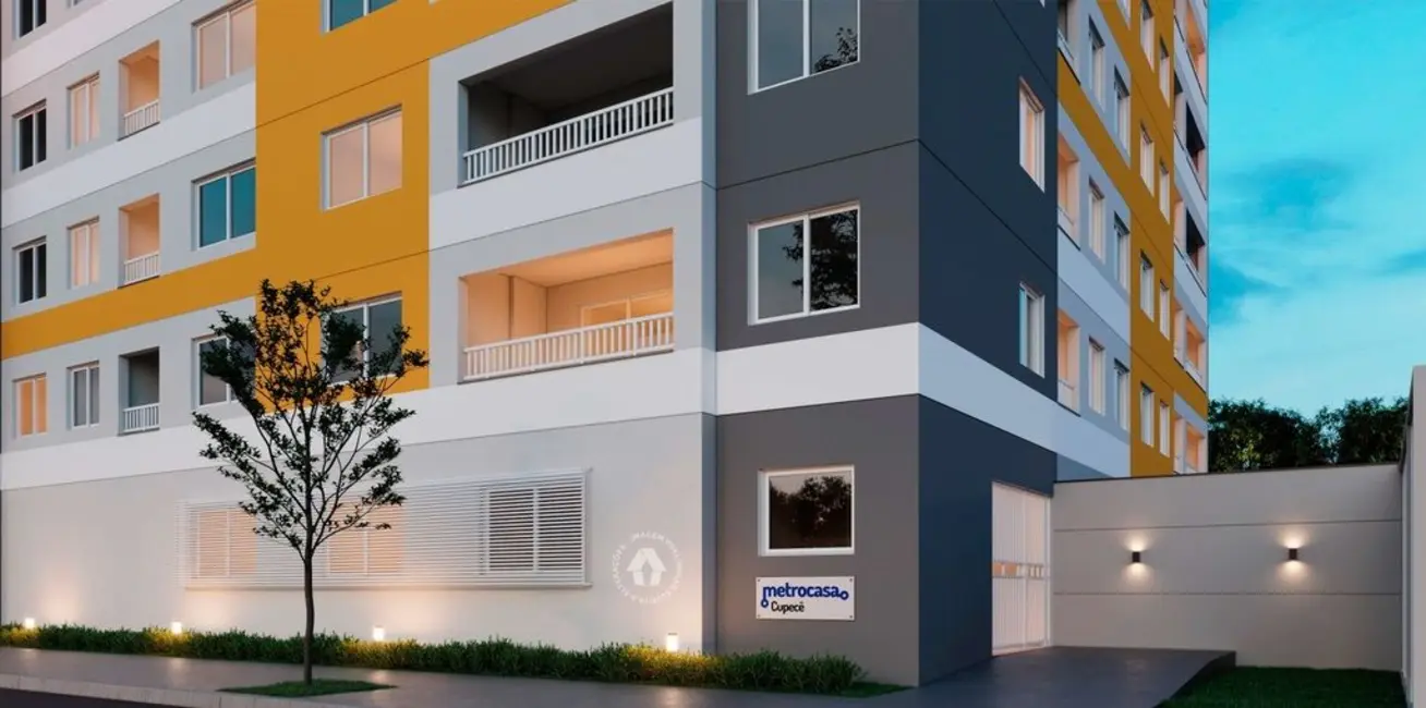 Foto 2 de Cobertura com 1 quarto à venda, 70m2 em Cupecê, São Paulo - SP