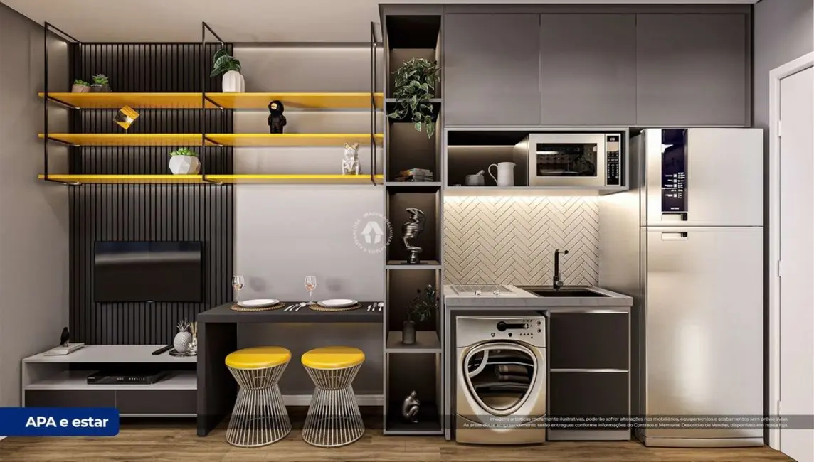 Foto 3 de Cobertura com 1 quarto à venda, 70m2 em Cupecê, São Paulo - SP