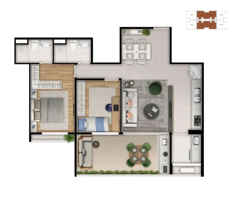 Foto 4 de Apartamento com 2 quartos à venda, 72m2 em Vila Mariana, São Paulo - SP