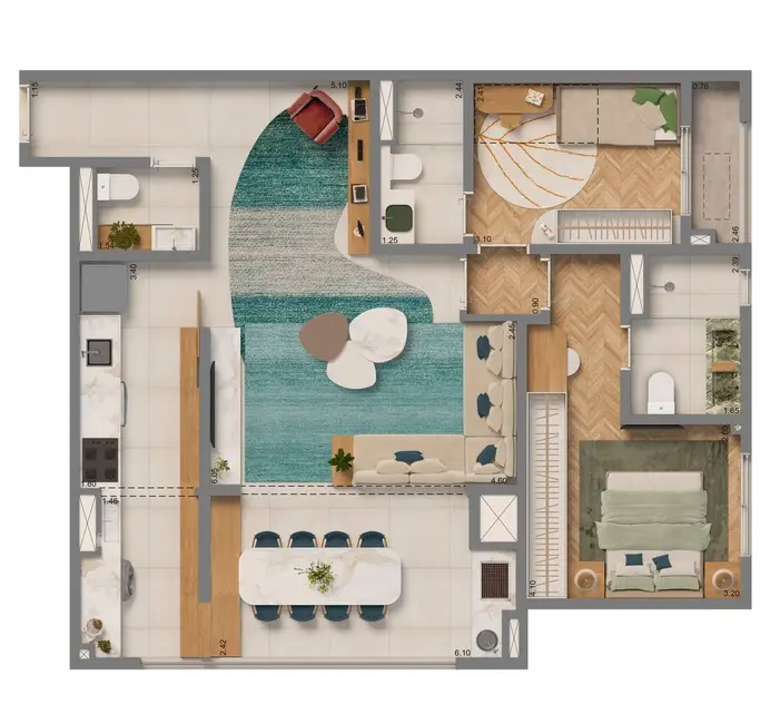 Foto 3 de Apartamento com 2 quartos à venda, 60m2 em Tucuruvi, São Paulo - SP