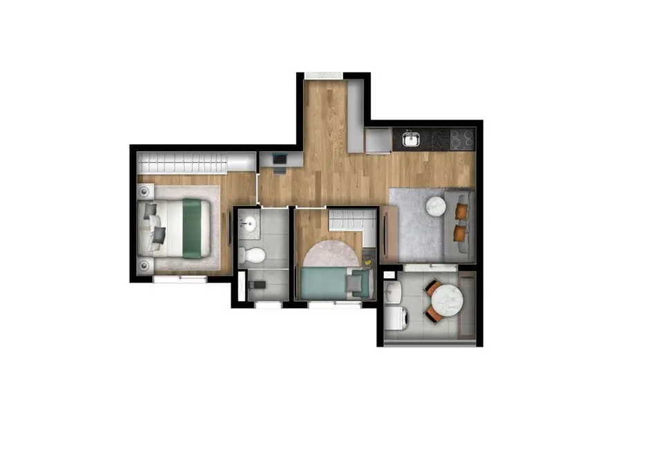 Foto 8 de Apartamento com 1 quarto à venda, 24m2 em Santa Cecília, São Paulo - SP