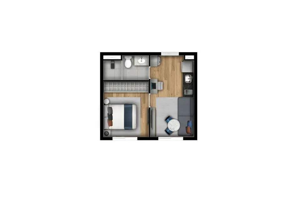 Foto 5 de Apartamento com 1 quarto à venda, 24m2 em Santa Cecília, São Paulo - SP
