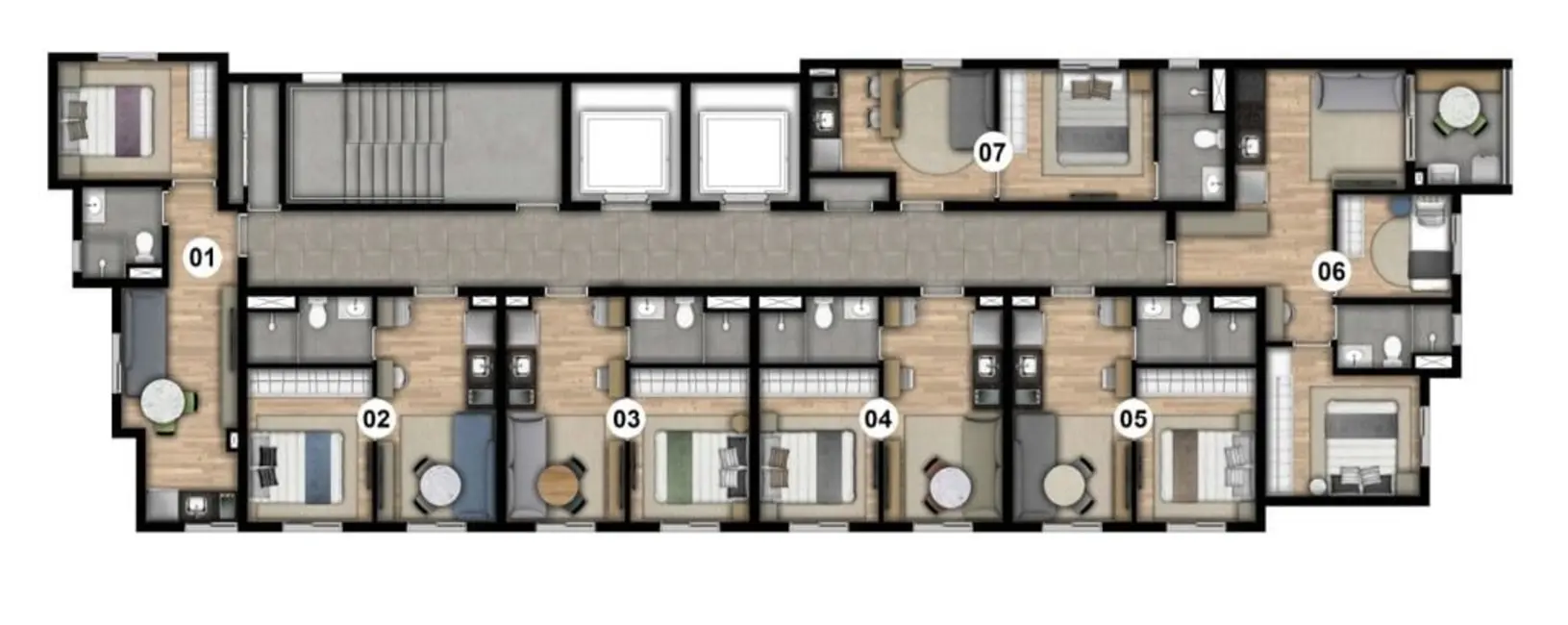 Foto 9 de Apartamento com 2 quartos à venda, 41m2 em Santa Cecília, São Paulo - SP