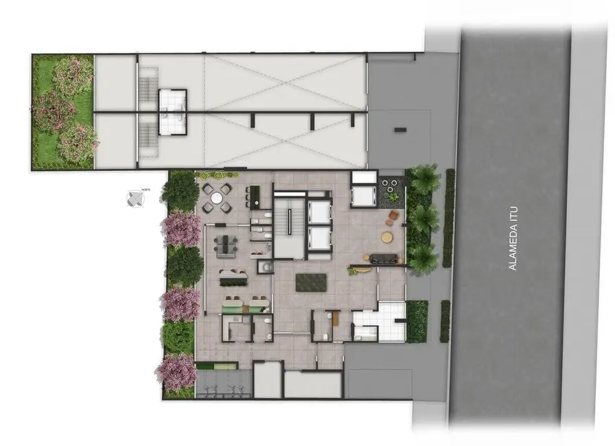 Apartamento com 1 quarto à venda, 47m2 em Jardim Paulista, São Paulo - SP - imagem 8 Foto 8 de Apartamento com 1 quarto à venda, 47m2 em Jardim Paulista, São Paulo - SP