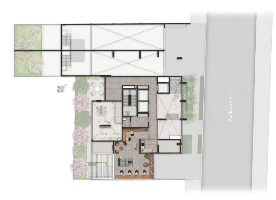 Apartamento com 1 quarto à venda, 47m2 em Jardim Paulista, São Paulo - SP - imagem 6 Foto 6 de Apartamento com 1 quarto à venda, 47m2 em Jardim Paulista, São Paulo - SP