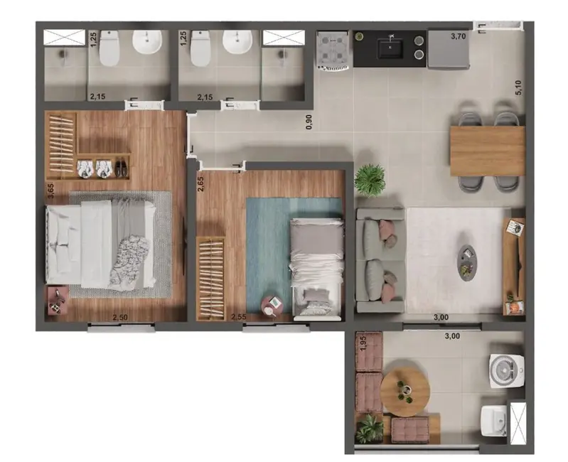 Foto 2 de Kitnet com 1 quarto à venda, 26m2 em Vila Suzana, São Paulo - SP