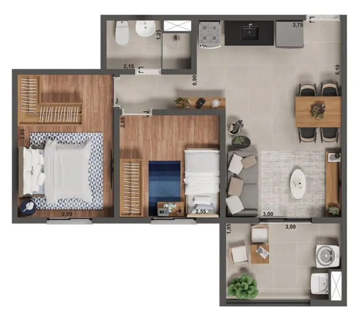 Foto 4 de Kitnet com 1 quarto à venda, 26m2 em Vila Suzana, São Paulo - SP