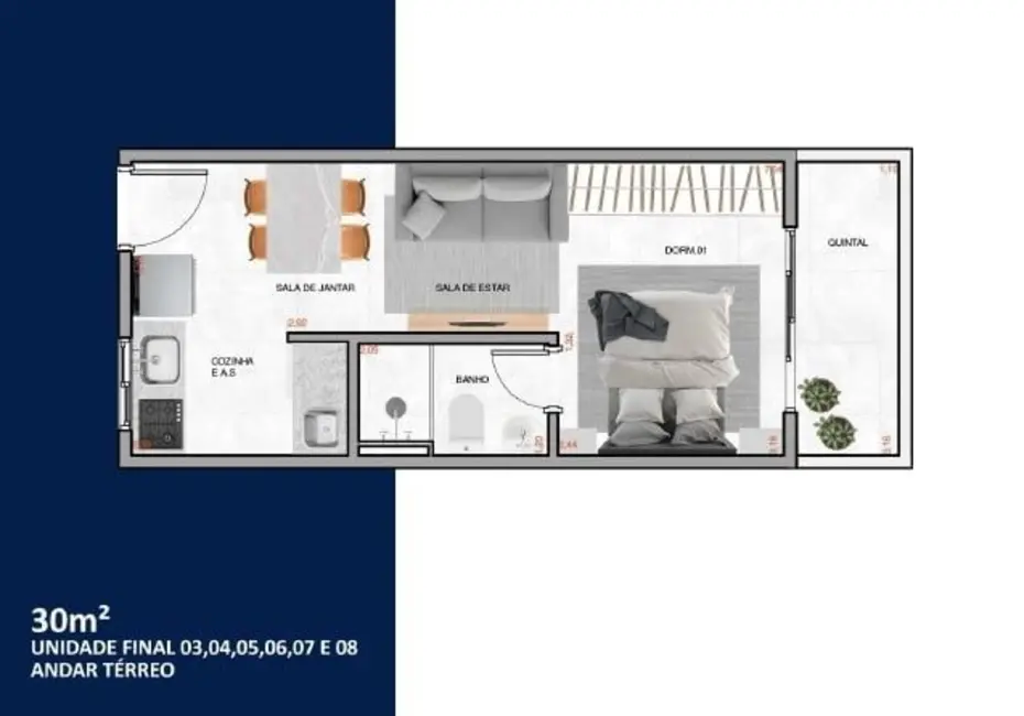 Apartamento com 2 quartos à venda, 36m2 em Vila Carrão, São Paulo - SP - imagem 6 Foto 6 de Apartamento com 2 quartos à venda, 36m2 em Vila Carrão, São Paulo - SP