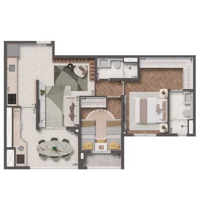 Foto 4 de Apartamento com 2 quartos à venda, 87m2 em Vila Palmeiras, São Paulo - SP